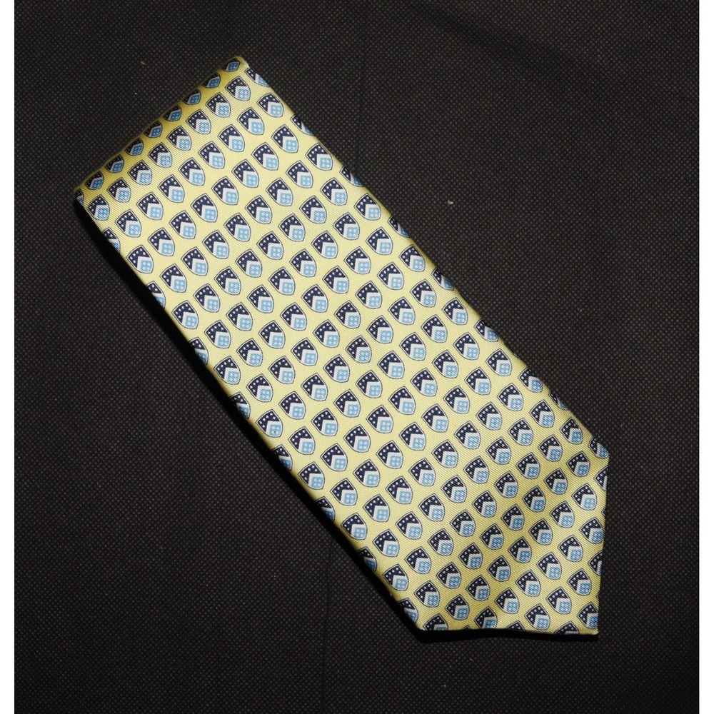 Vineyard Vines Berkeley Preparatory School Shield Logo 100% Silk Necktie Tie